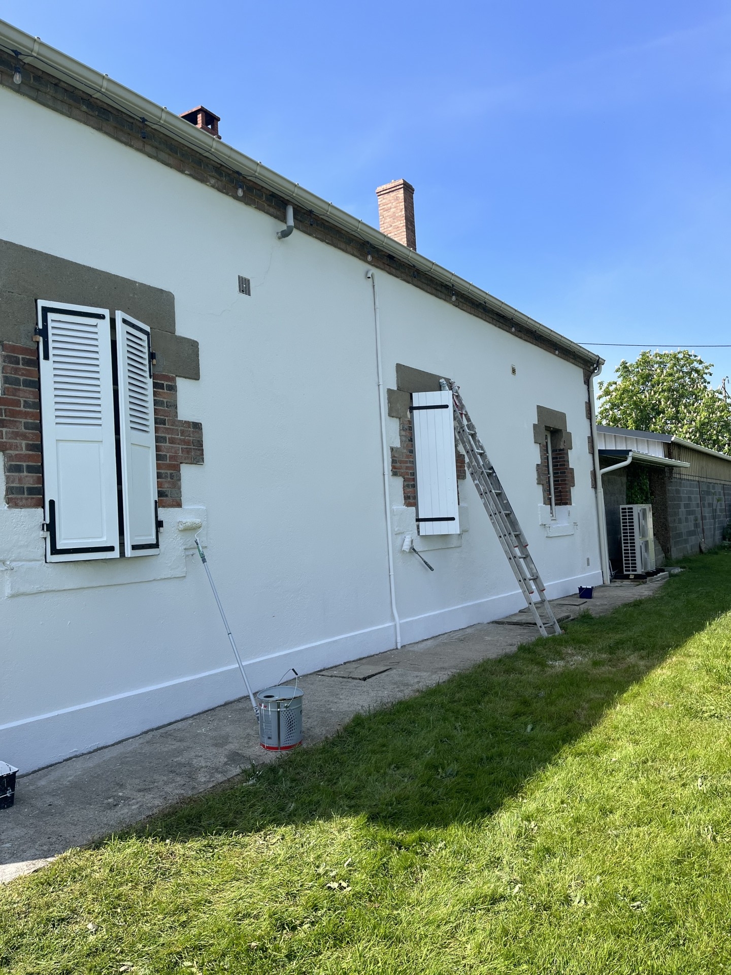 Chantier ravalement 